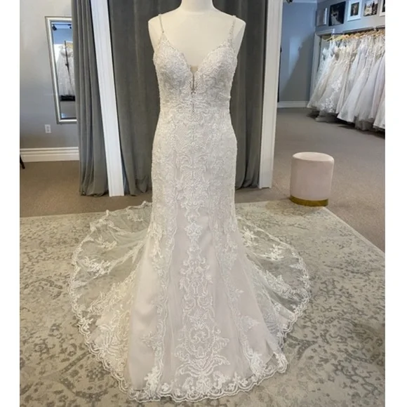 Stella York #6574 with Open Back Alteration - Picture 3 of 8